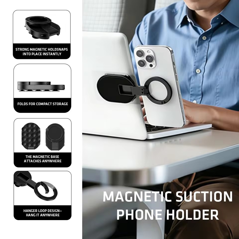 Phone Accessories Holder - MA39 Magnetic Foldable Phone Stand Universal