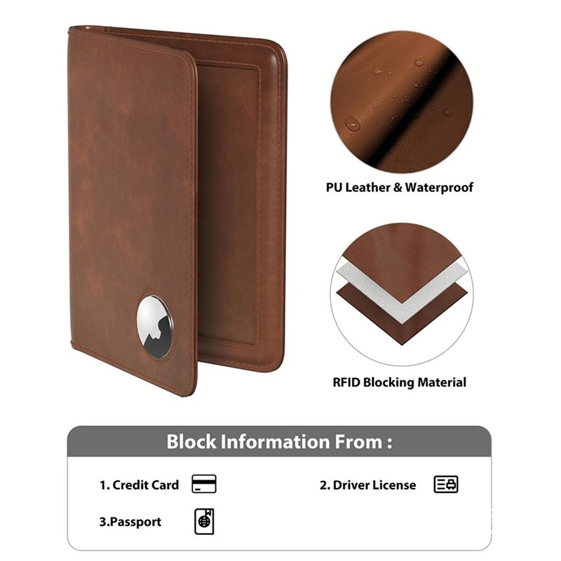 ABRT-Passport Holder With RFID - Airtag Holder Case ulasan dan harga