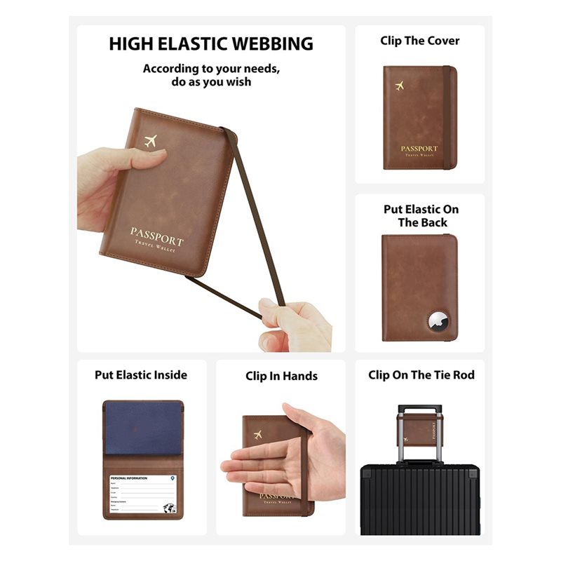 ABRT-Passport Holder With RFID - Airtag Holder Case ulasan dan harga