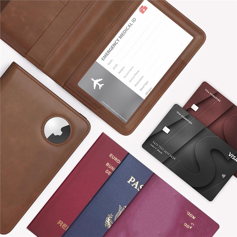 ABRT-Passport Holder With RFID - Airtag Holder Case ulasan dan harga