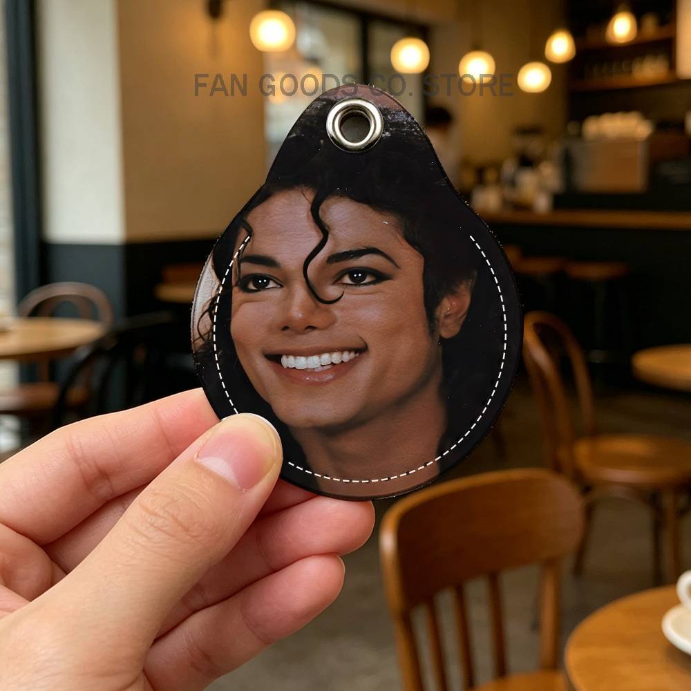 Music Michael J-Jackson PU Lea - Airtag Holder Case ulasan dan harga