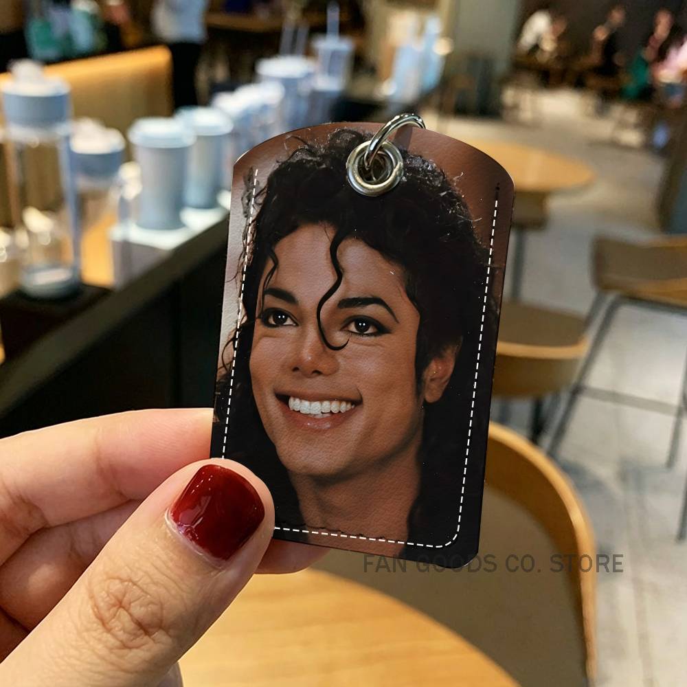 Music Michael J-Jackson PU Lea - Airtag Holder Case ulasan dan harga