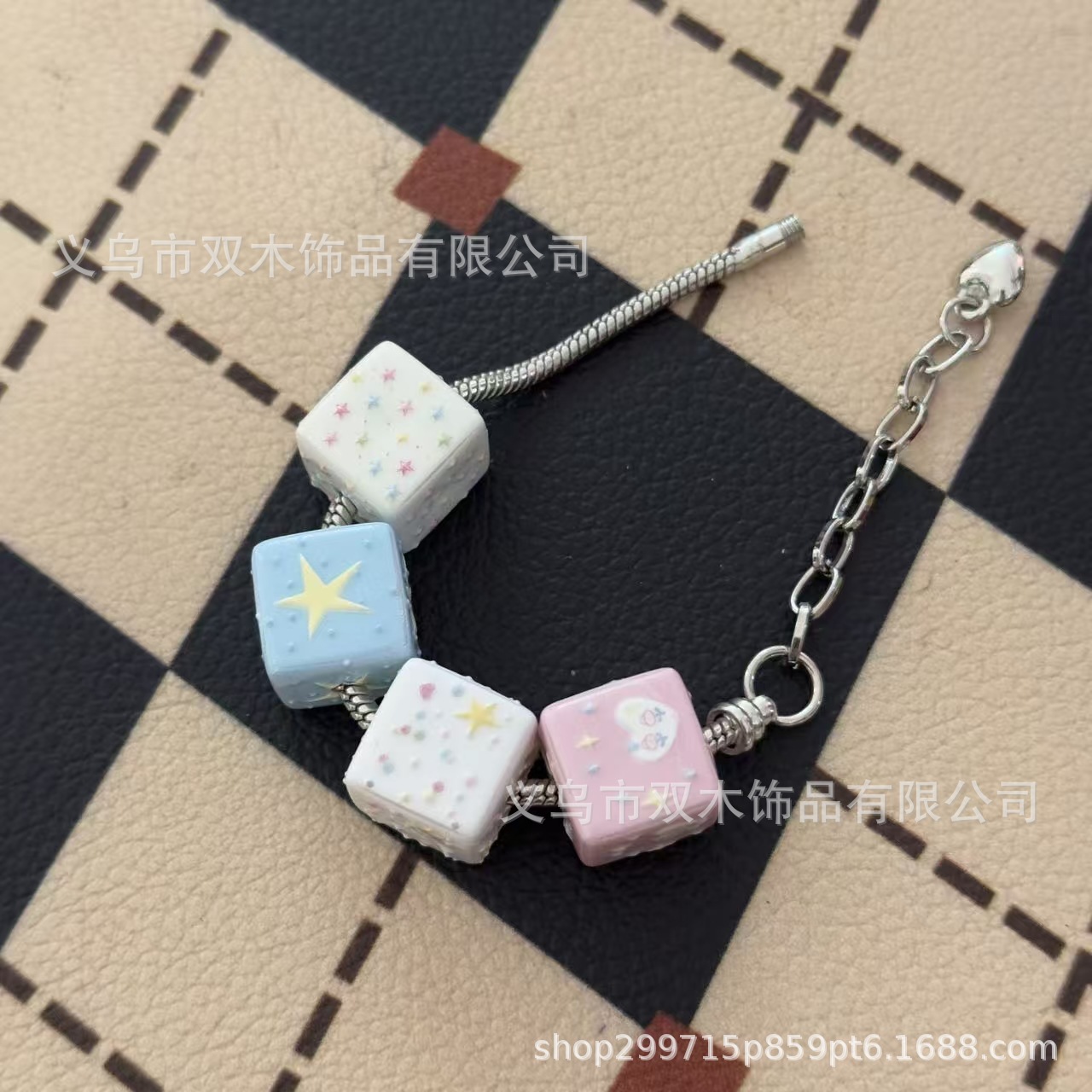 10pcs 14mm printed relief rain - Phone Accessories Chain ulasan dan harga
