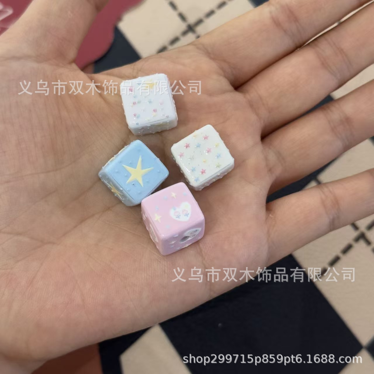 10pcs 14mm printed relief rain - Phone Accessories Chain ulasan dan harga