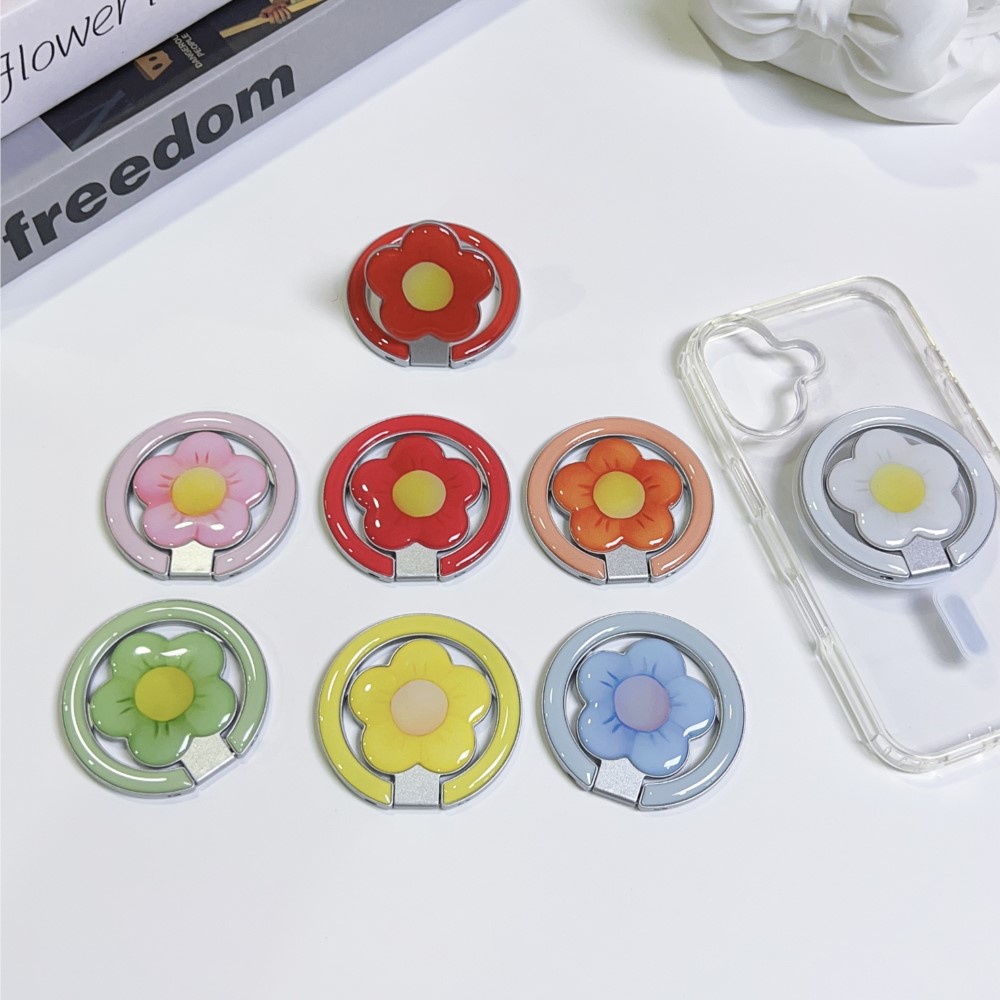 Flower Magnetic Foldable Kicks - Phone Accessories Cute ulasan dan harga