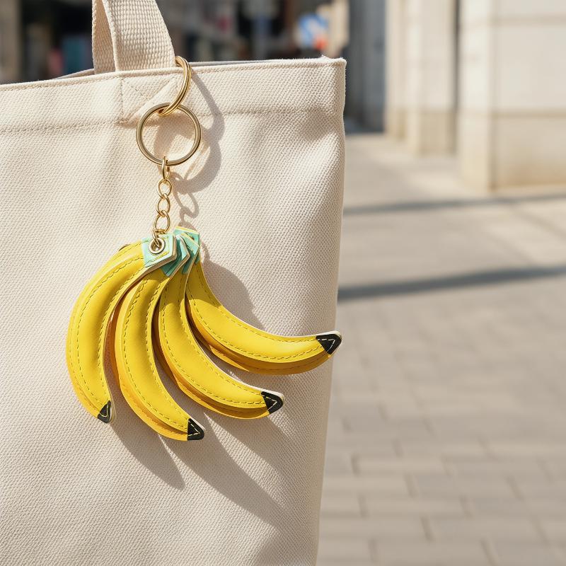 Cute PU Leather Banana Pendant - Phone Accessories Cute ulasan dan harga