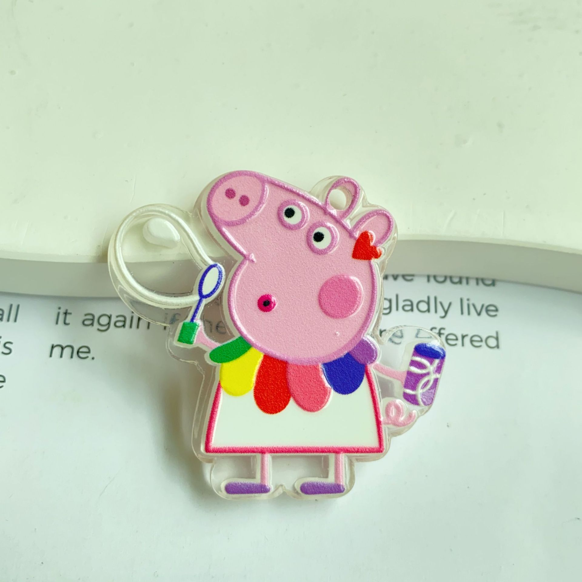 Hanging hole bright oil emboss - Phone Accessories Chain ulasan dan harga
