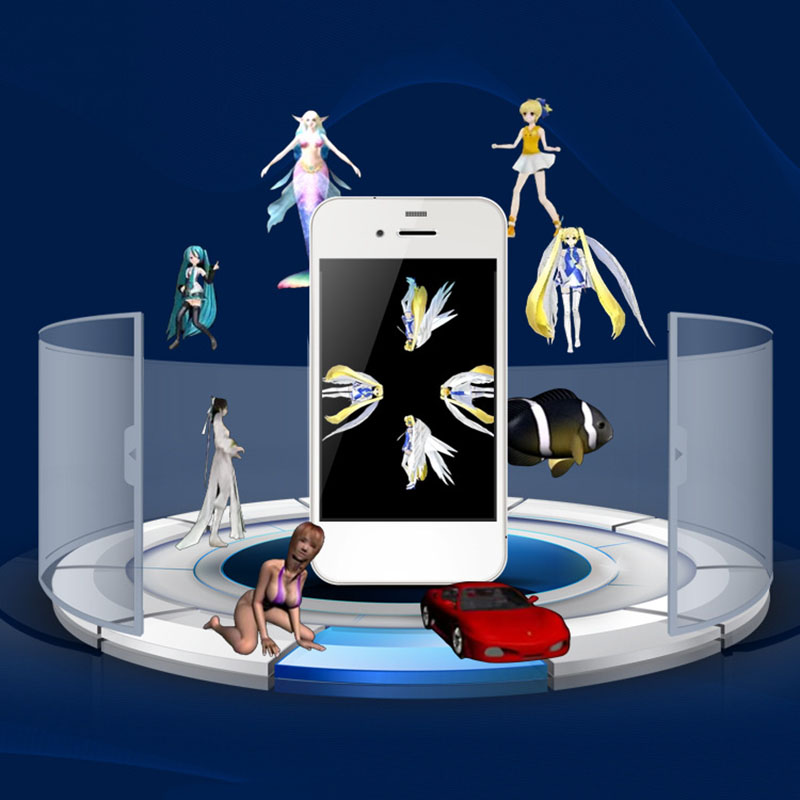 3D Holographic Projector Pyram - Phone Accessories Images ulasan dan harga