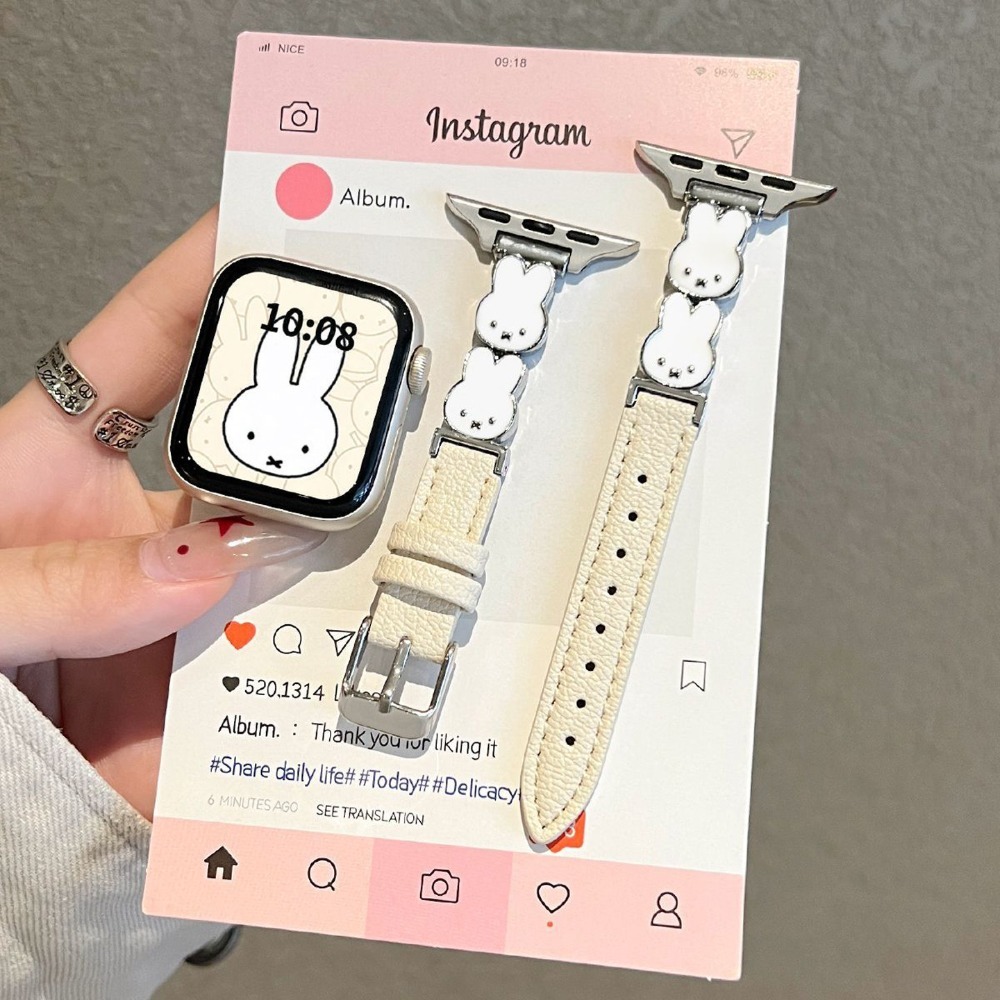 New Style Kawaii Miffy Cute Ap - Airtag Holder Case ulasan dan harga