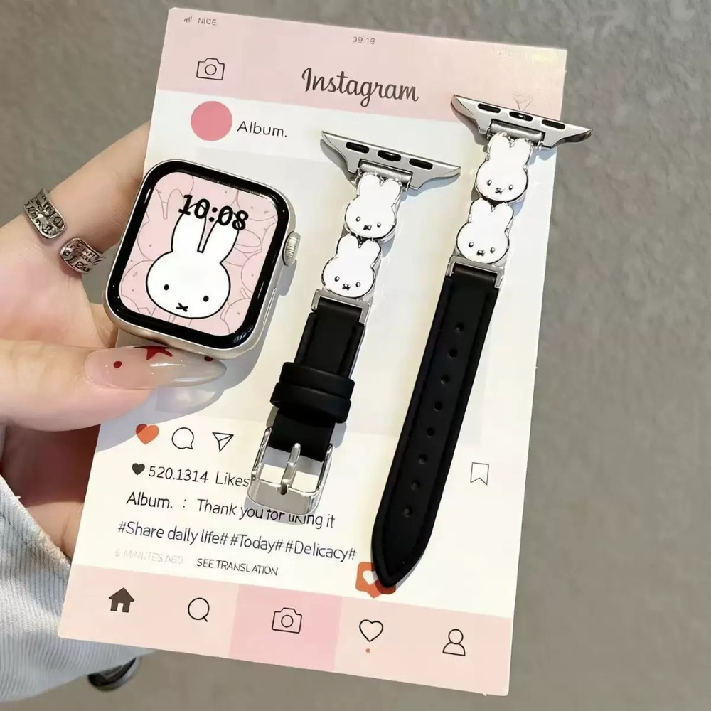 New Style Kawaii Miffy Cute Ap - Airtag Holder Case ulasan dan harga