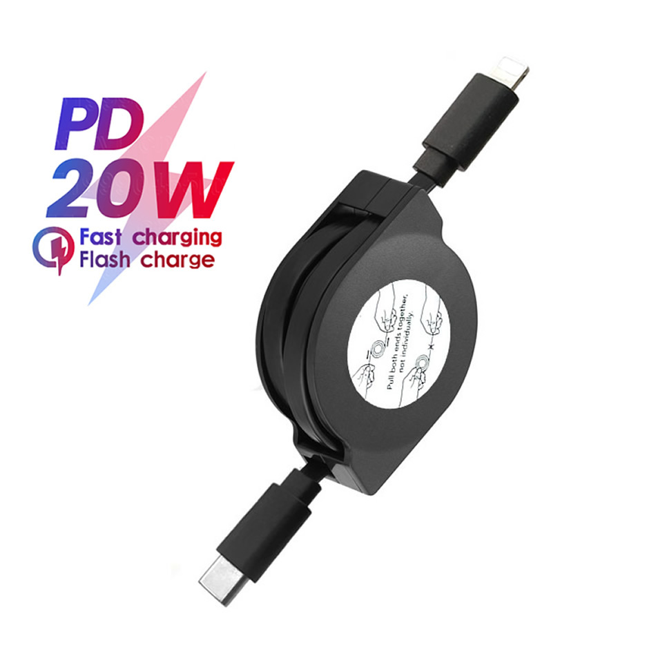 Retractable PD 20W Fast Charge - Phone Accessories Online ulasan dan harga