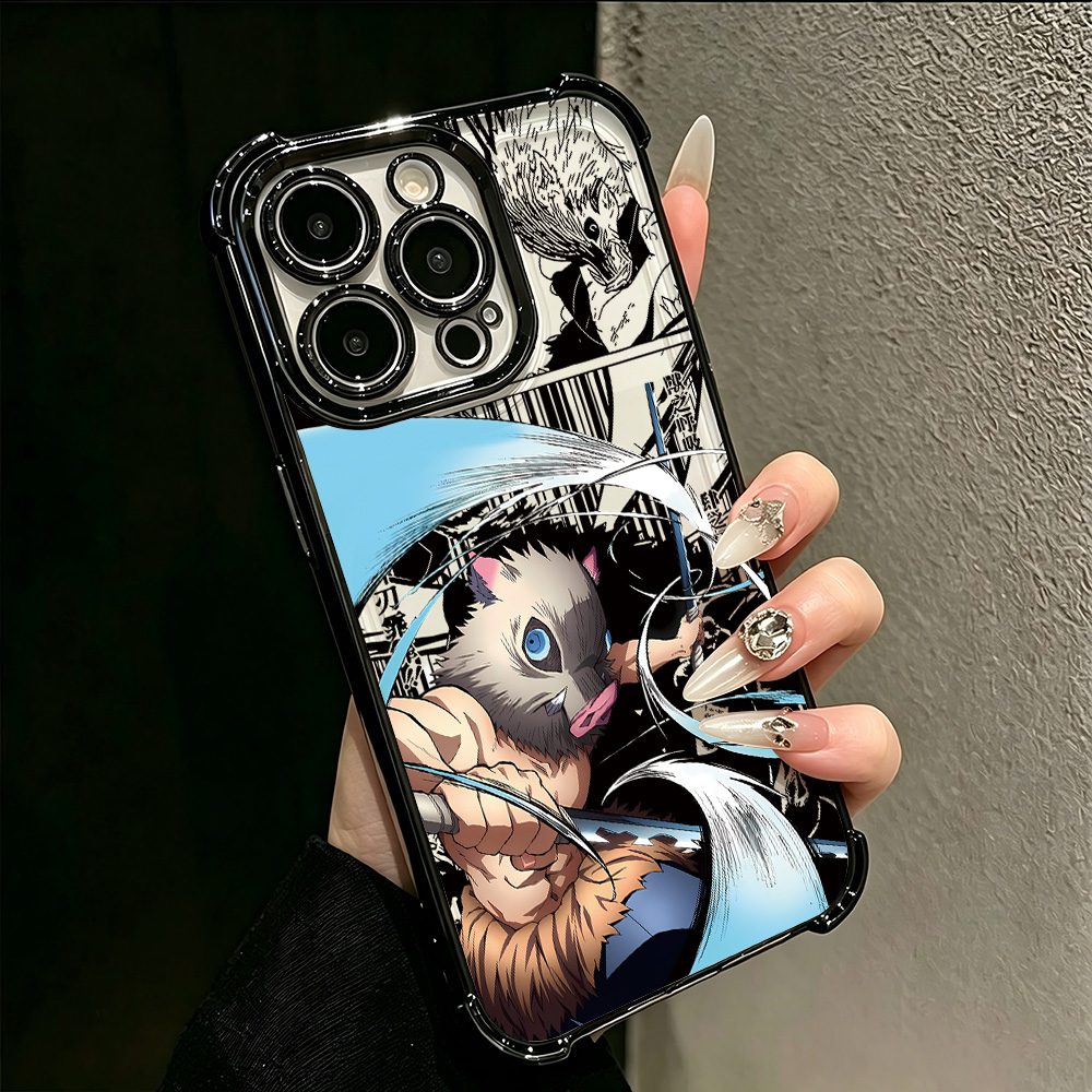 Plating Phone Case For Google  - Phone Accessories Demon Slayer ulasan dan harga