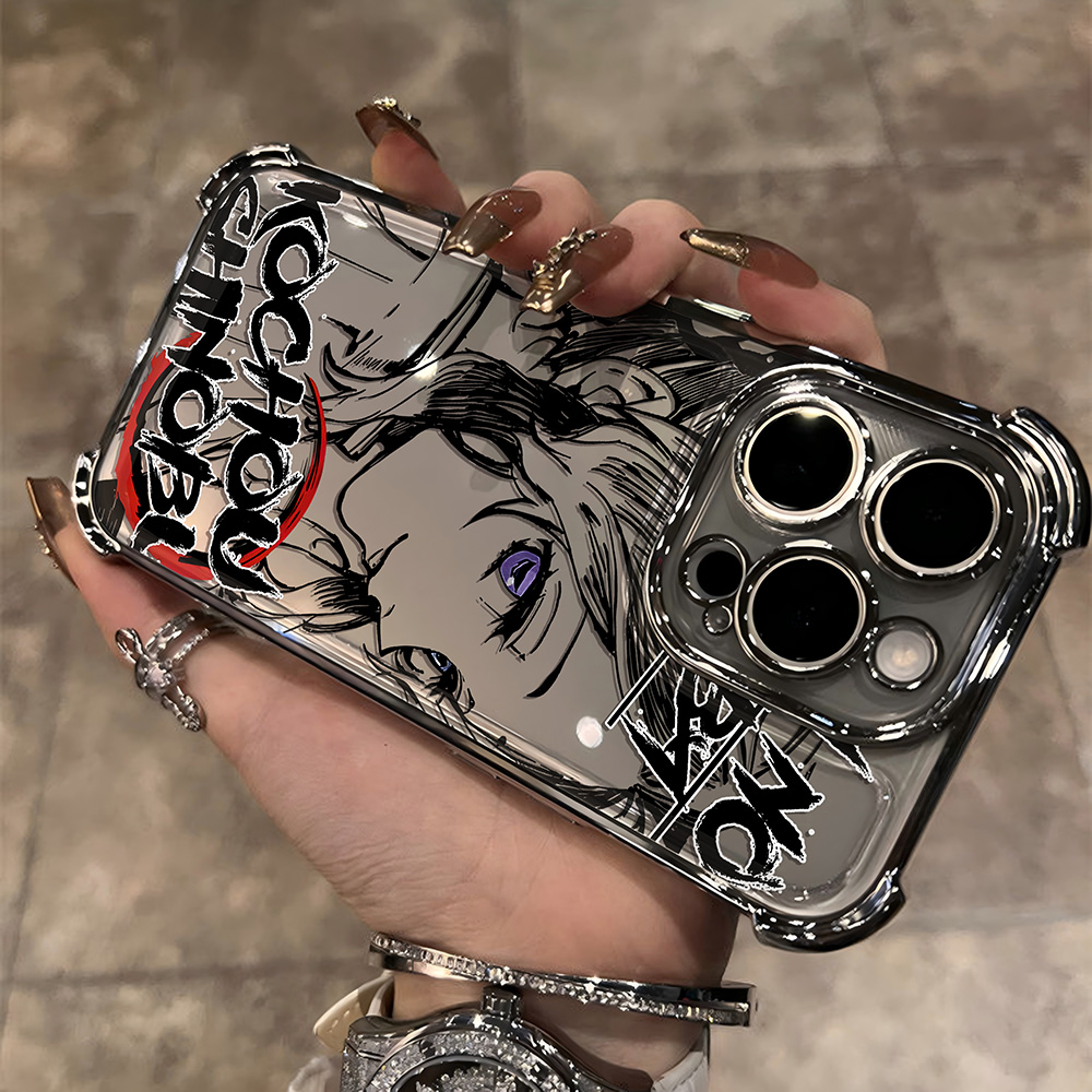 Plating Phone Case For Xiaomi  - Phone Accessories Demon Slayer ulasan dan harga