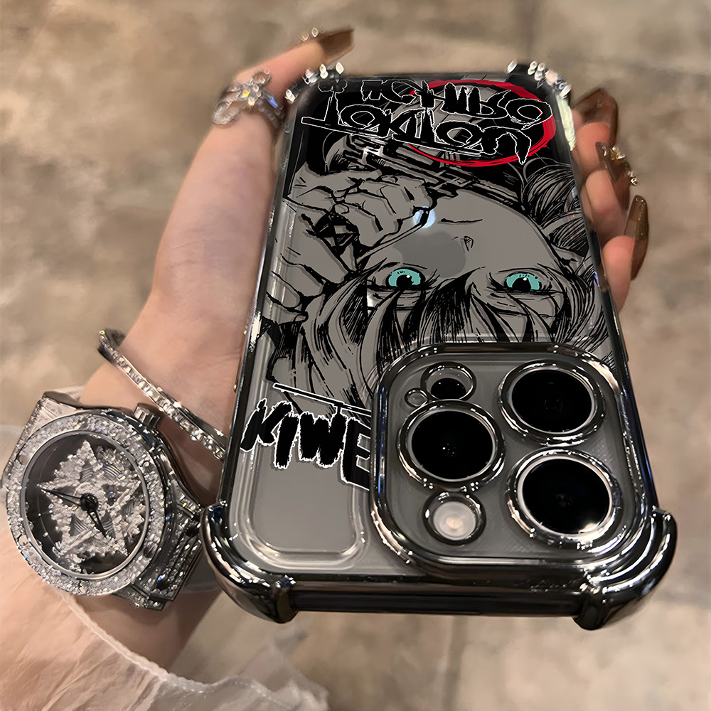 Plating Phone Case For Xiaomi  - Phone Accessories Demon Slayer ulasan dan harga