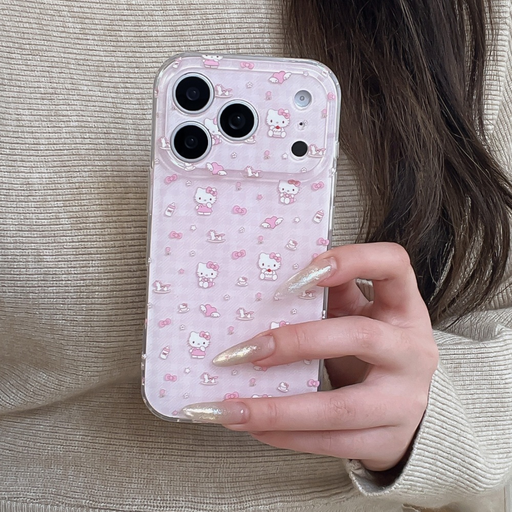 Pink KT Cat Wings With Bracket - Phone Accessories Holder ulasan dan harga