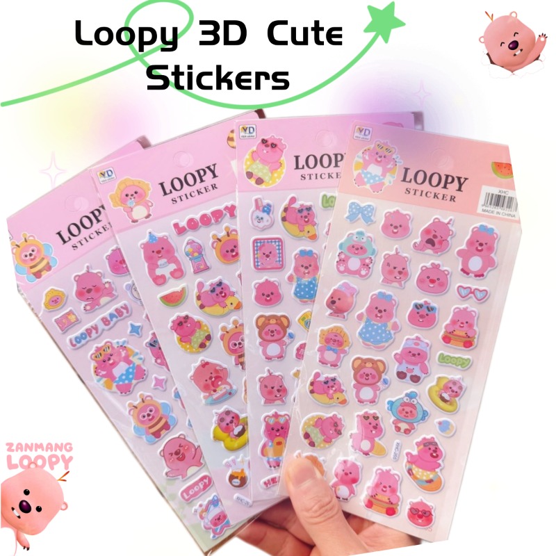 New Pororo Anime Cute Loopy 3D - Phone Accessories Cute ulasan dan harga