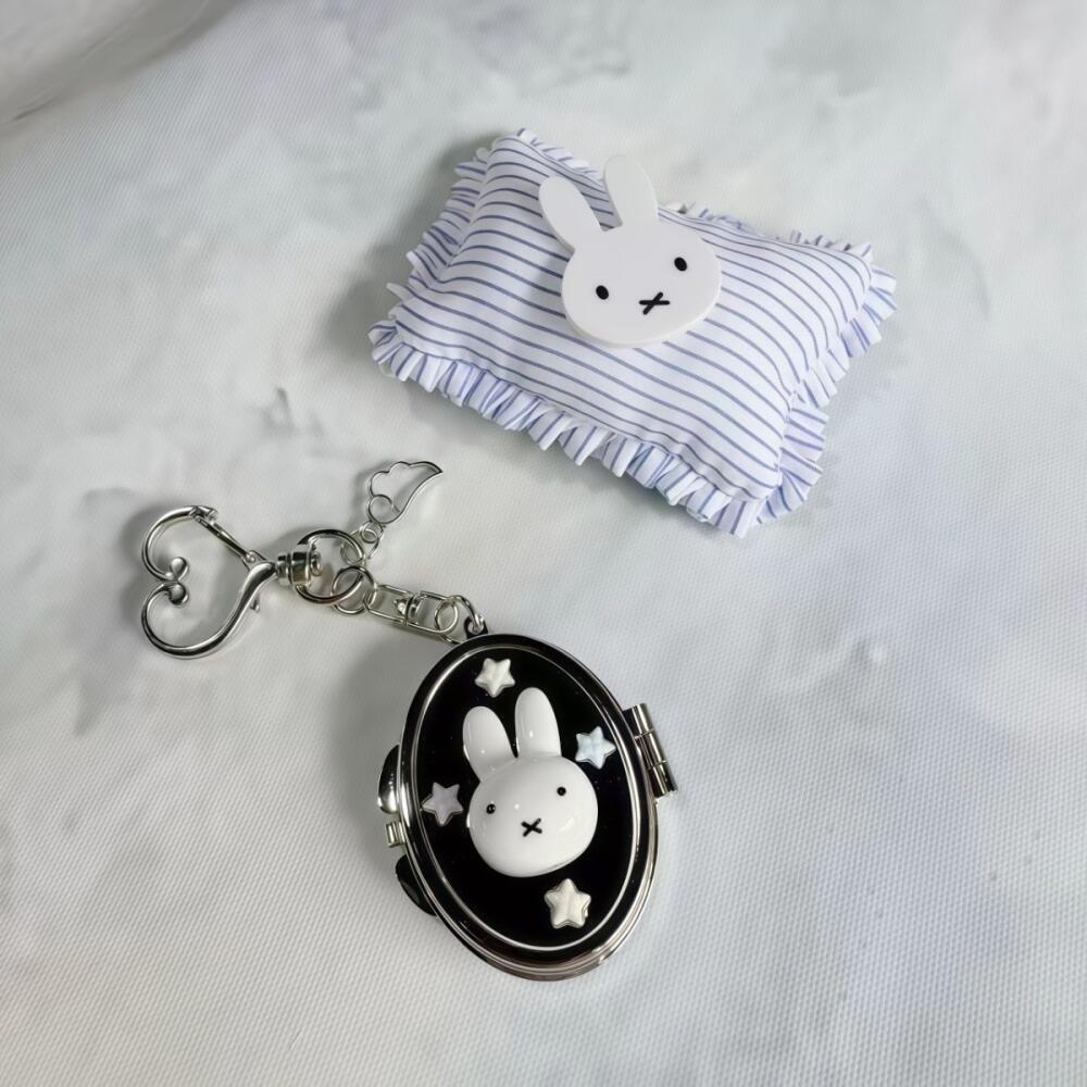 Kawaii Miffy Makeup Mirror Cre - Phone Accessories Chain ulasan dan harga