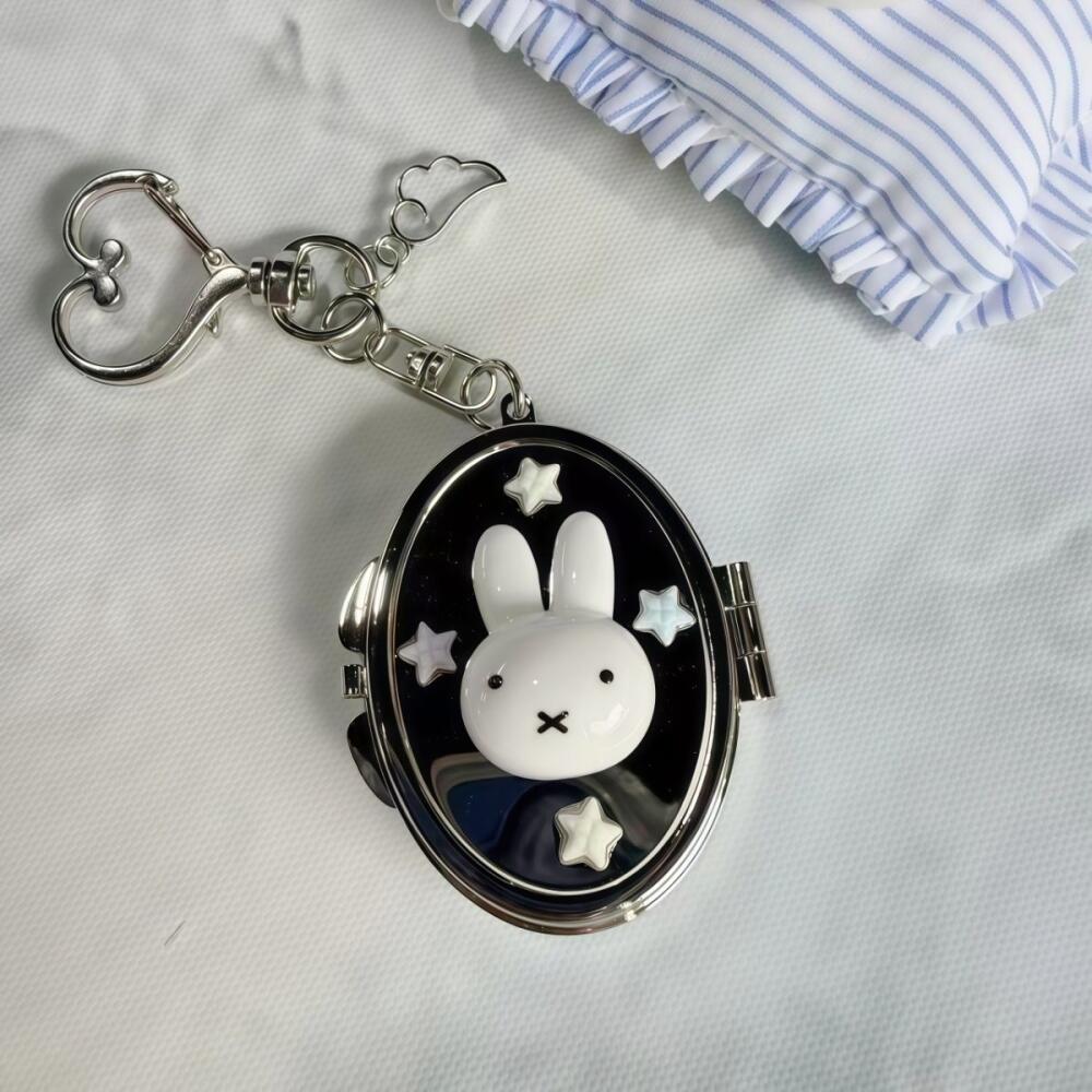 Kawaii Miffy Makeup Mirror Cre - Phone Accessories Chain ulasan dan harga