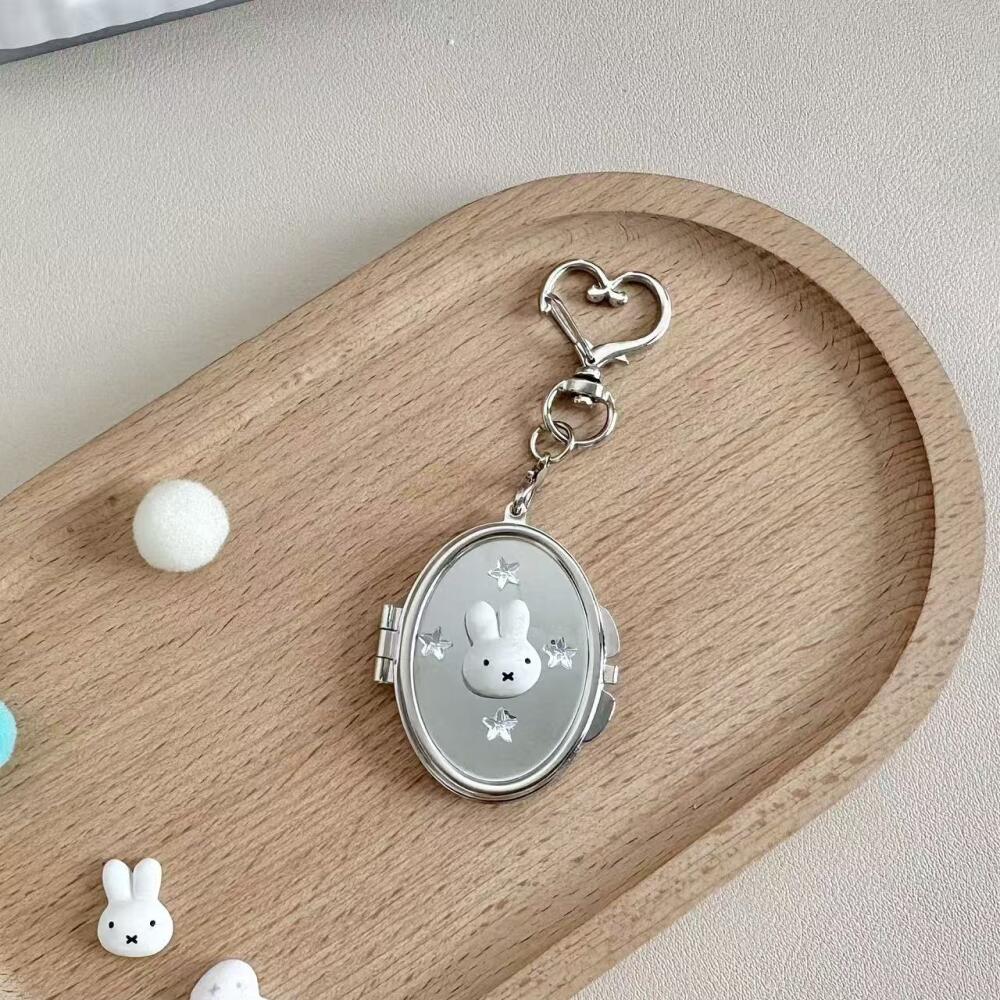 Kawaii Miffy Makeup Mirror Cre - Phone Accessories Chain ulasan dan harga