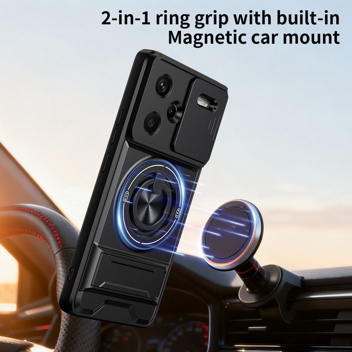 Lens Slide Camera Phone Case f - Phone Accessories Holder ulasan dan harga