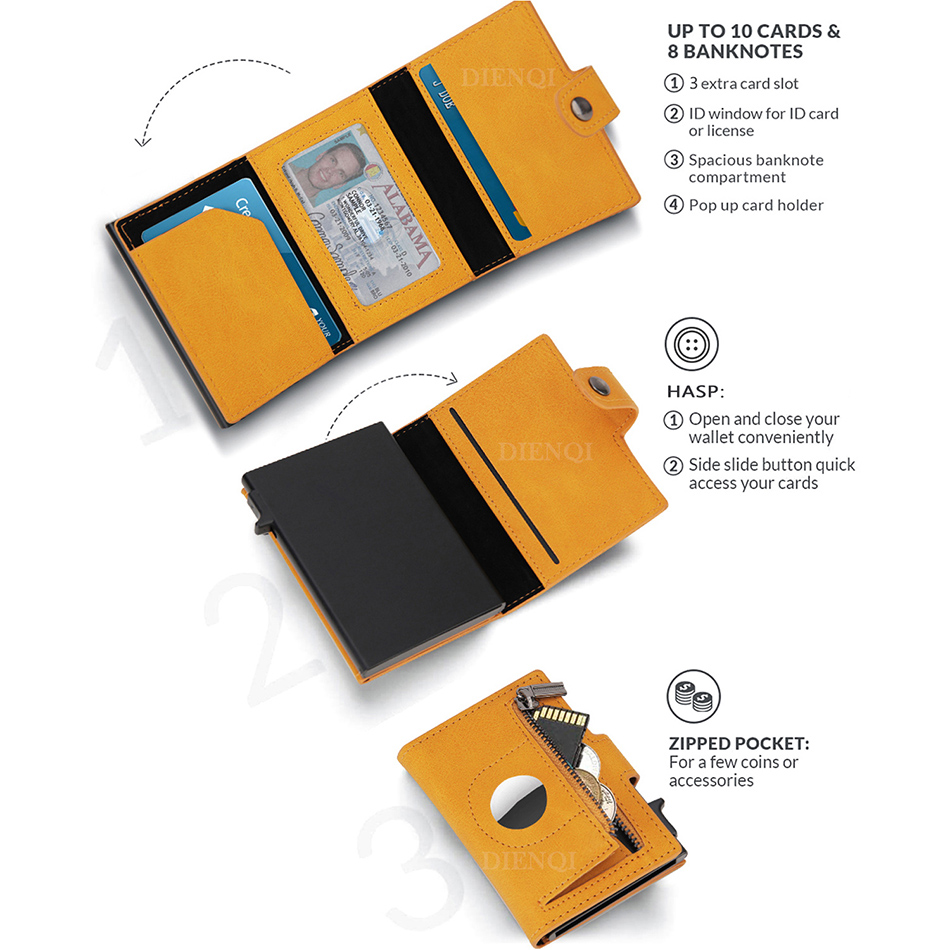 Airtag Wallet Rfid Credit Card - Airtag Holder Case ulasan dan harga
