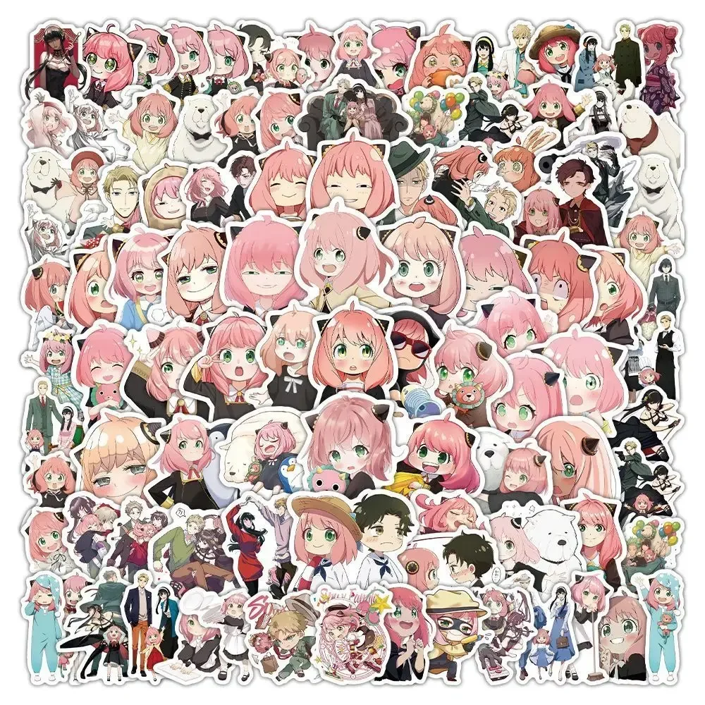100 pieces of SPY×FAMILY stick - Phone Accessories Cute ulasan dan harga