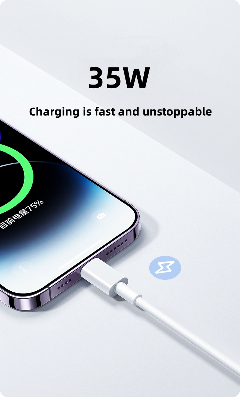 35W USB Cable For iPhone 14 13 - Phone Accessories Online ulasan dan harga